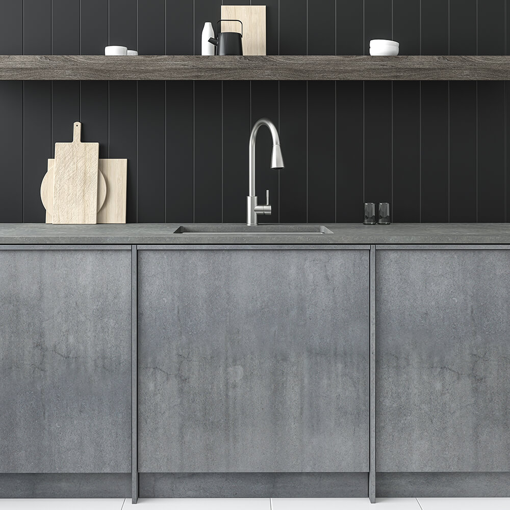 Vellamo Inspire Pull Out Spray Mono Kitchen Mixer Tap - Brushed Steel