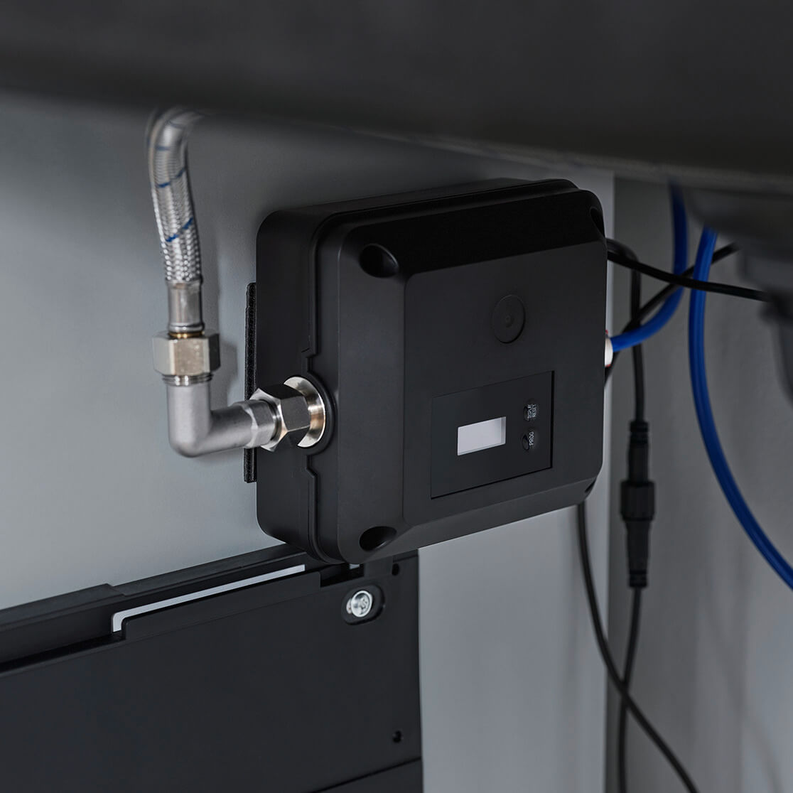 Blanco Evol-S 3-in-1 PVD Steel Smart Measure Filtered Cold Water Mono Kitchen Mixer Tap with Dual Spray