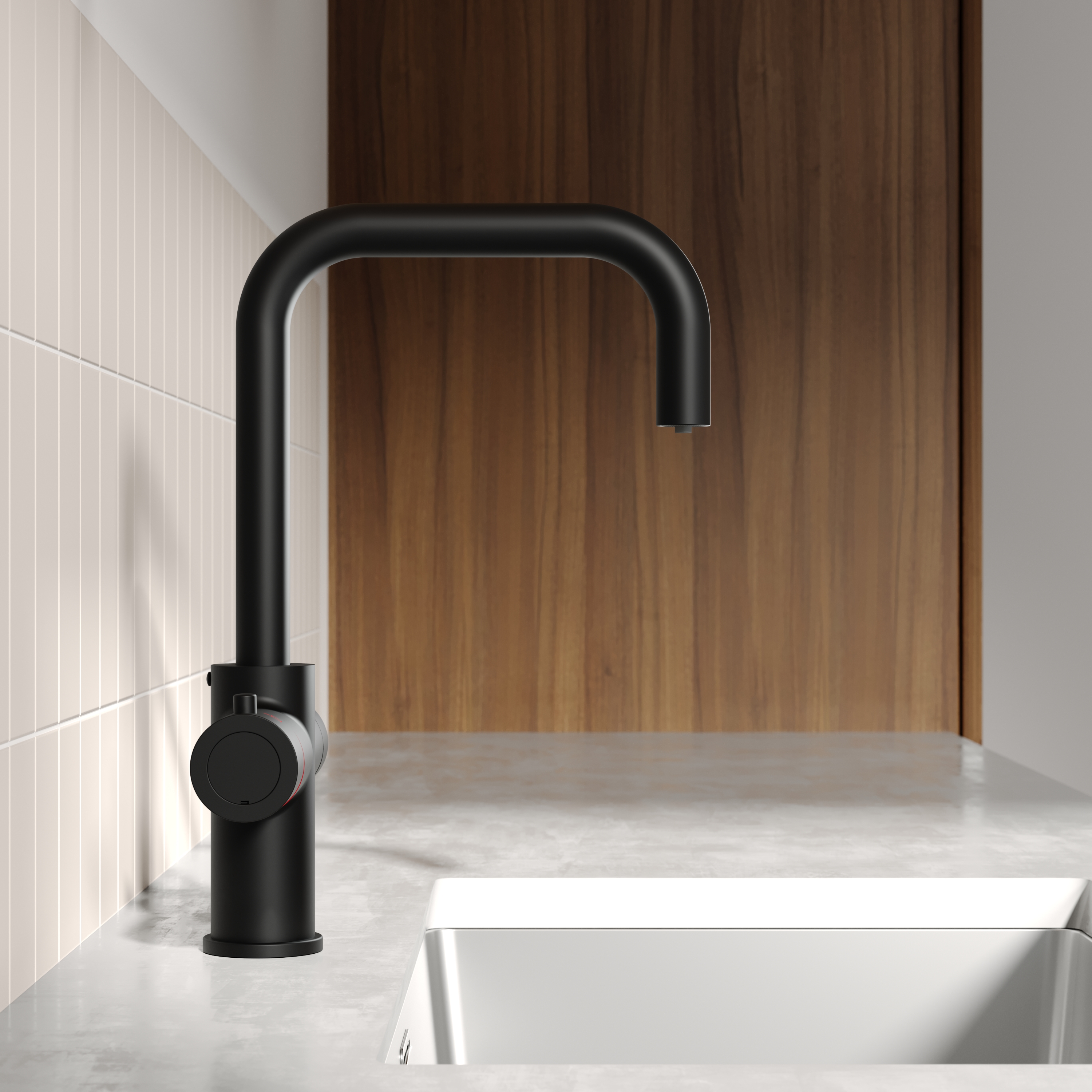 Vellamo Altair 3-in-1 Instant Boiling Water Tap with Boiler & Filter