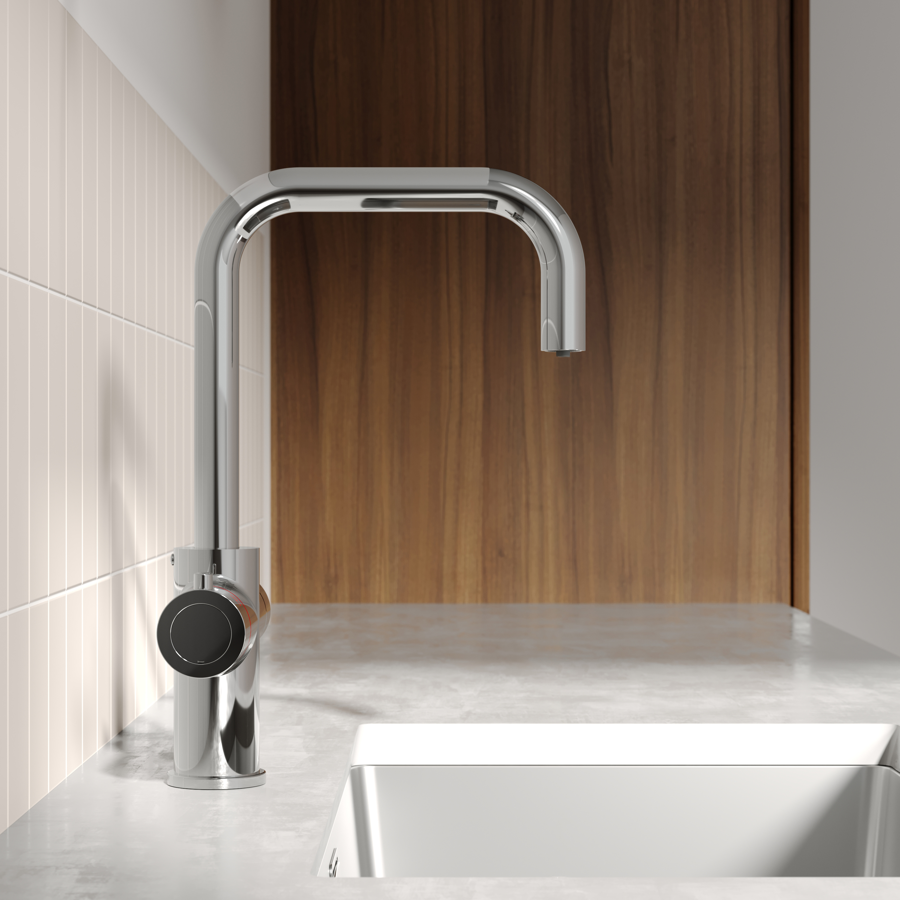 Vellamo Altair 3-in-1 Instant Boiling Water Tap with Boiler & Filter