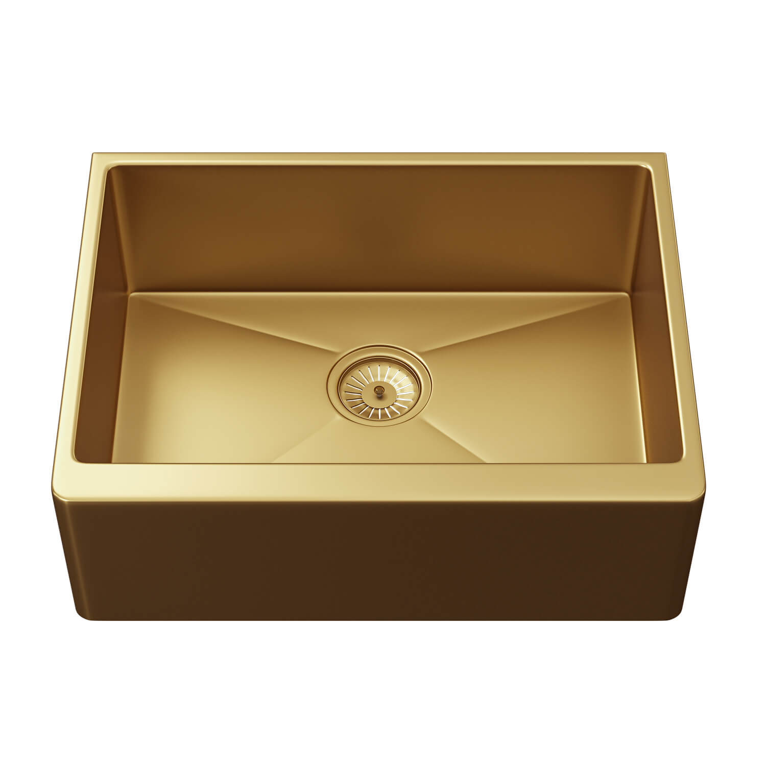 Vellamo Designer Belfast Single Bowl Stainless Steel Kitchen Sink & Waste - 600 x 450mm