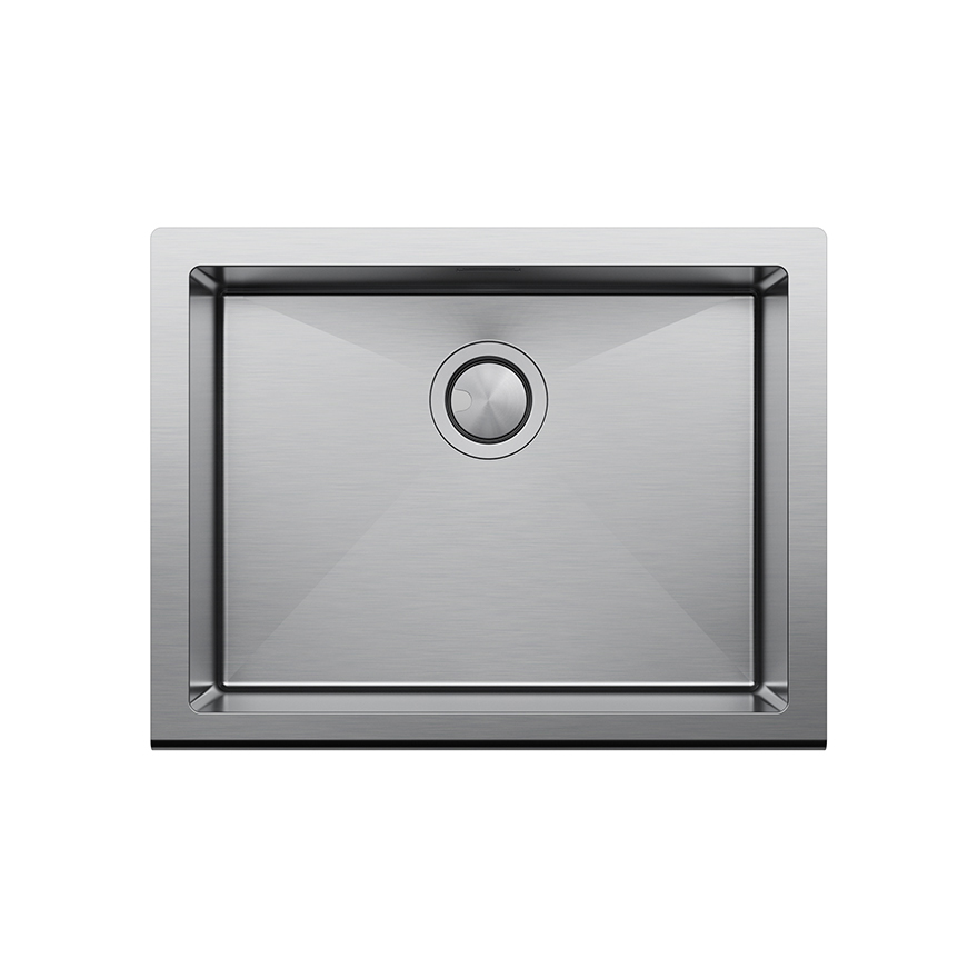 Clearwater Belfast Brushed Stainless Steel Kitchen Sink & Waste - 600 x 465mm